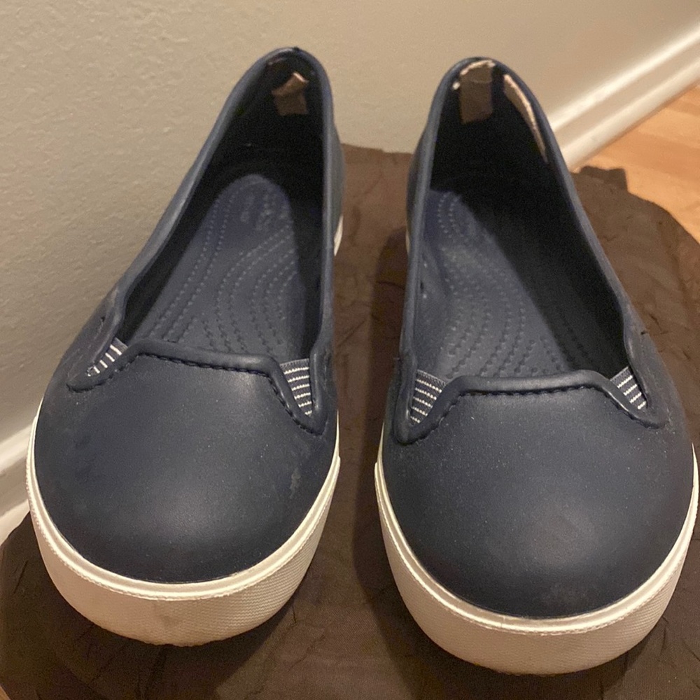 Women's CROCS "Citilane" slip-ons, dual comfort, navy blue